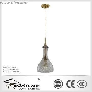 pendant glass light smoke grey JD244804-01