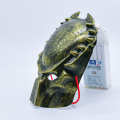 Máscara Predator Prata com Fita Vermelha