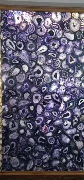 luxury interior purple agate slab