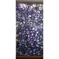 luxury interior purple agate slab