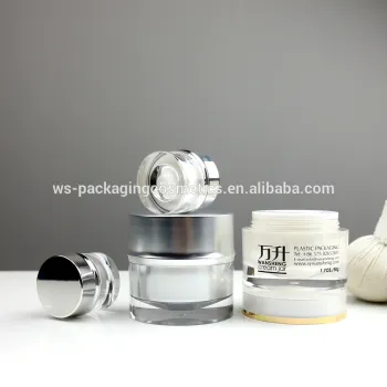 New Design Round Luxury Cosmetic 50ml Acrylic Jar
