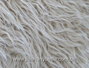 long pile faux fur for fashion garments