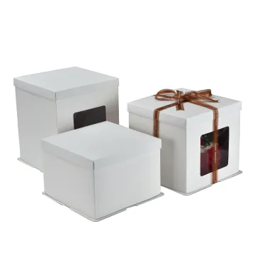 custom cheese cake box birthday cake carrying box