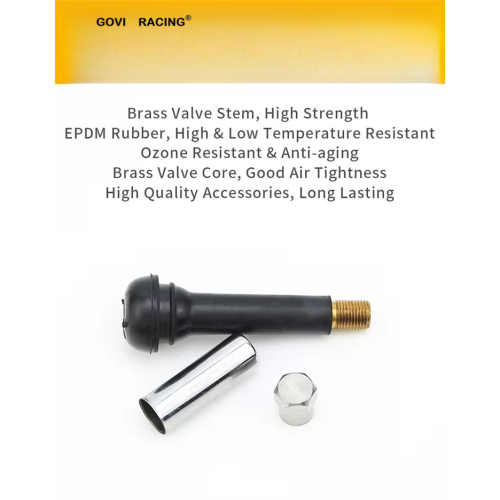 TR414C-Reifenventil-Messing-Snap-In