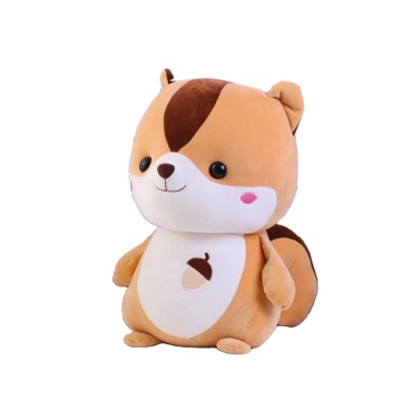 Customizable Wholesale Stuffed Animal Toys: Brown Grey Squirrel Plush