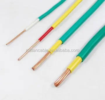 Electrical Copper House Wiring Yellow-green Wire