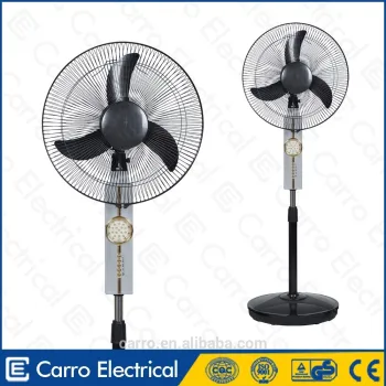 Carro Electrical 16inch 12v 35w rechargeable portable fan with battery