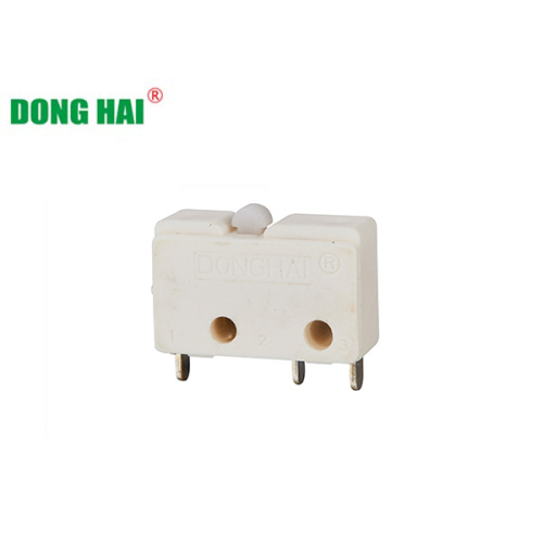 Microinterruptor elétrico básico em miniatura branco