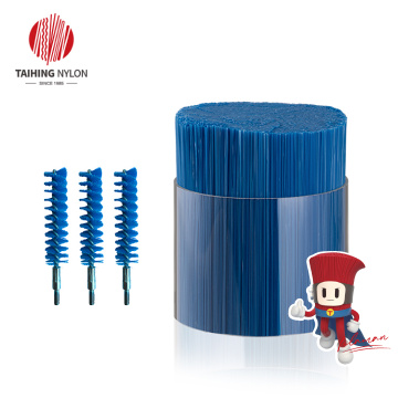 Pipe cleaning brush ball nylon bristle