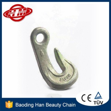 G80 alloy steel eye bend hook with forged latch