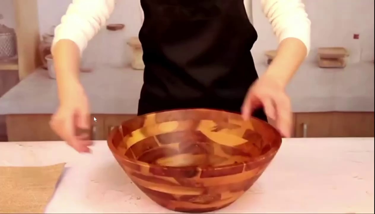Handcrafted Wooden Bowl for Serving and Decor
