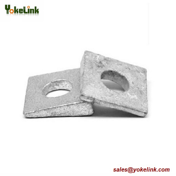 Mașină de șaibă pătrată teșită galvanizată la cald