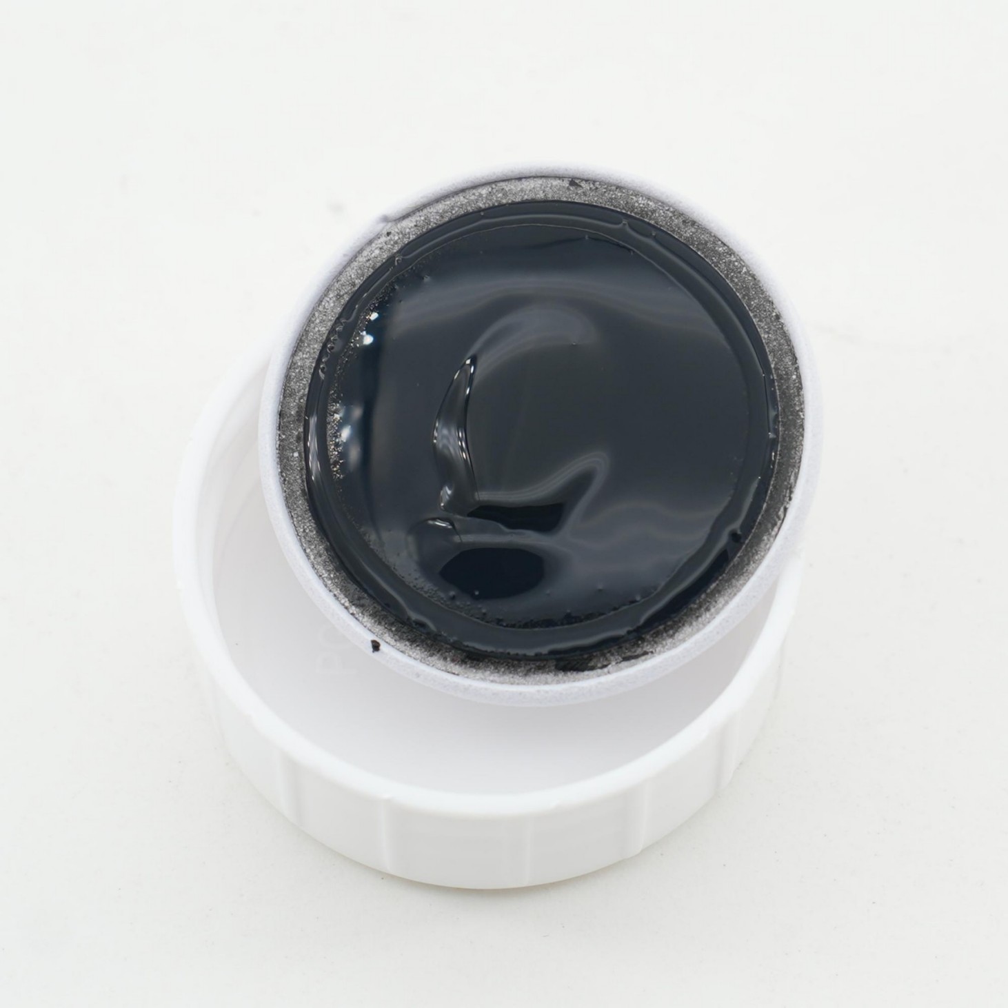 black epoxy floor