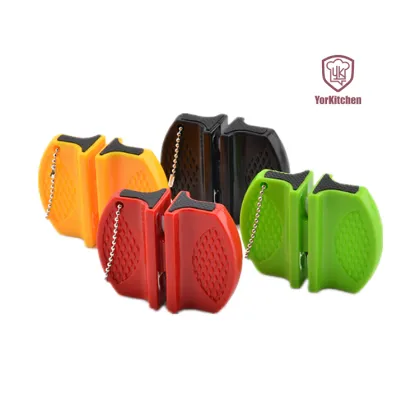 Compact Butterfly Knife Sharpener and Key-chain Tool