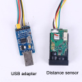 Sensor de medição de comprimento a laser USB 60m