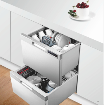 High-Quality Stainless Steel Smart Drawer Dishwasher with 12 Settings