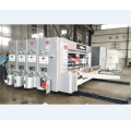 2 colour flexo printing slotting die cutting machine