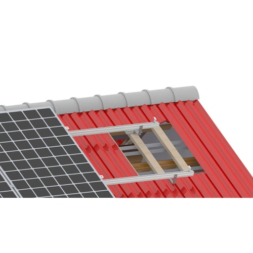 China Aluminium-Solarmontagesystem, das für Fliesendach eloxiert wird  Hersteller
