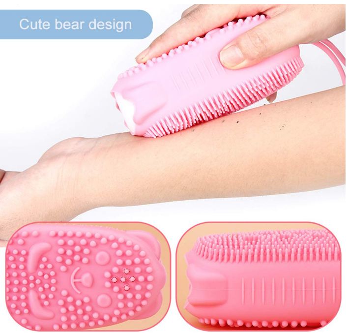 Silicone Bath Brush Sponge Scrubber