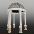 Gazebo de mármol y columnas acanaladas personalizadas