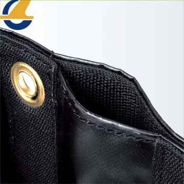Vinyl PVC tarps with buttonhole