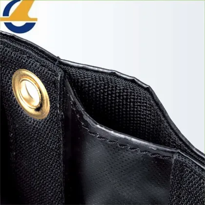 Vinyl PVC tarps with buttonhole