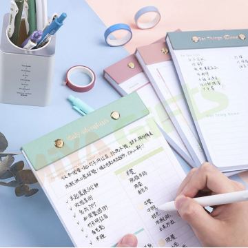 Customizable A4 Refillable Notepad Planner with Calendar and Organizer