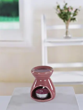 Ceramic Incense Holder with Essential OIL Candle