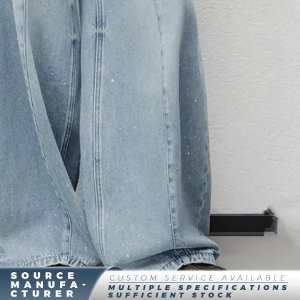 Women`s Floor-Length Dragging Denim Jeans