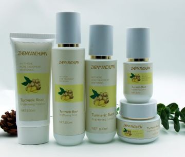 Turmeric Root Skin Care Set: Anti-Acne and Whitening Essence
