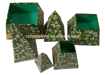 Small Christmas gift boxes, beautiful design paper gift box for Chrismas holiday gift
