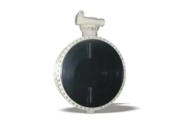 Rubber lined butterfly valve