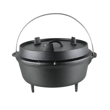Seasoned Cast-iron Dutch Oven