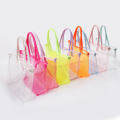 Stor tydlig transparent för sommaren PVC Beach Bag