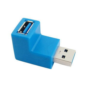 USB3.0 A Male to A Female Adapter 90 with CE and RoHS Marks
