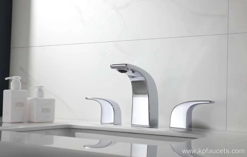 Modern Brass Antique Chrome Basin Faucet