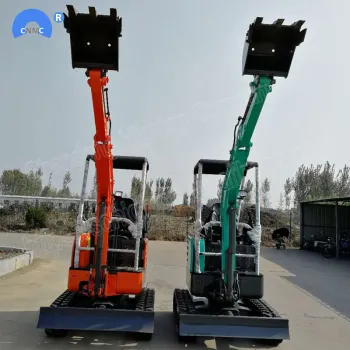 MINI EXCAVATOR AIR HYDRAULIC THUMB DOZER BLADE