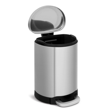 Stainless Steel Trash Can Rubbish Bin Lid