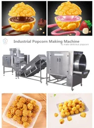 Industrisl hot oil type popcorn production line