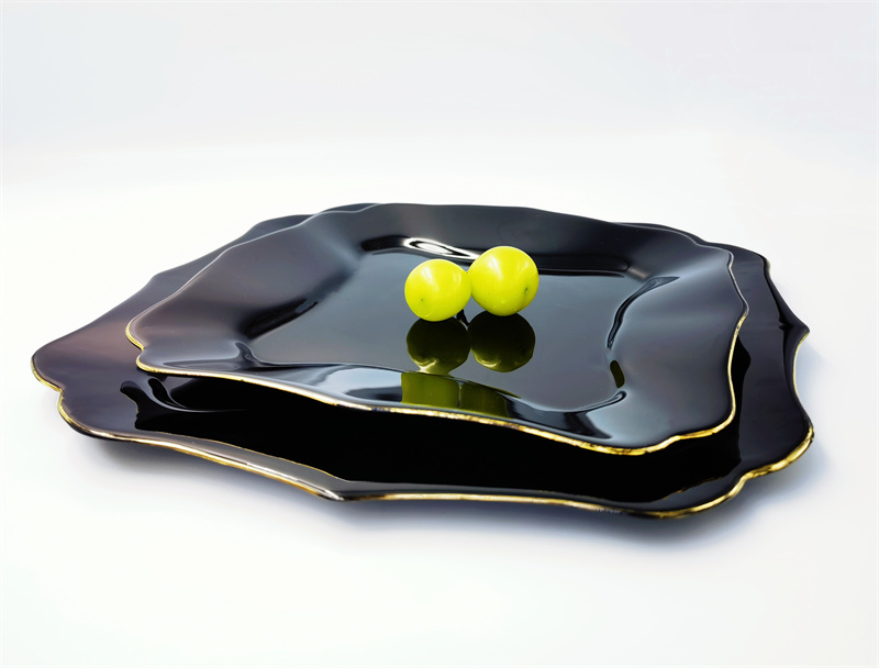 Black Opal Glass Dishes