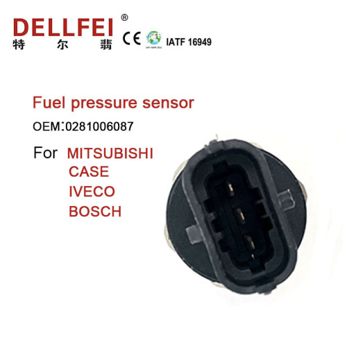 Common Rail Pressure Sensor Fuel pressure sensor 0281006087 For IVECO MITSUBISHI CASE Factory