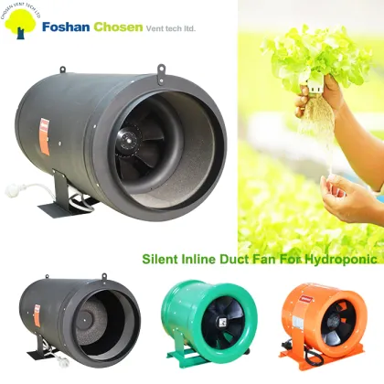 Stealth Acoustic Fan with muffler silent duct fan