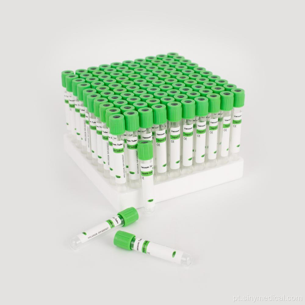 Medical Green Top Heparin Tube