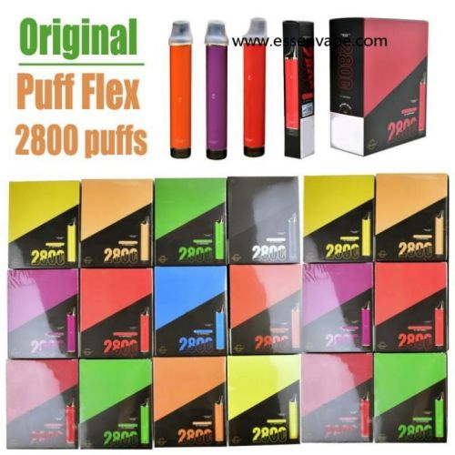 Rasa Buah Baru Vape Puff Flex 2800 Puffs