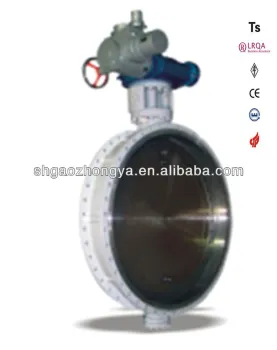 "Class 600"butterfly valve for industrial environment protection