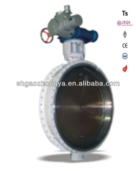 "Class 300' wcb butterfly valve for chemical industry