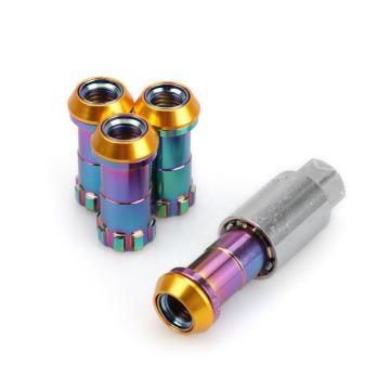 High-Strength Titanium Wheel Nuts: M12, M14 Gr5 Titanium Alloy Lug Nuts for Isuzu FRR Rims