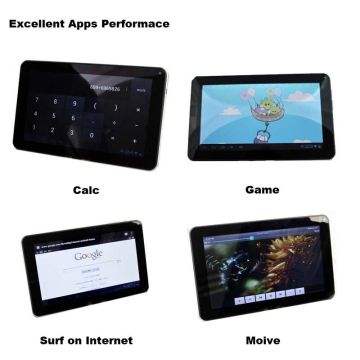 White Google Android 4.0 Touchpad Tablet Pc With A13 1.5ghz Cpu