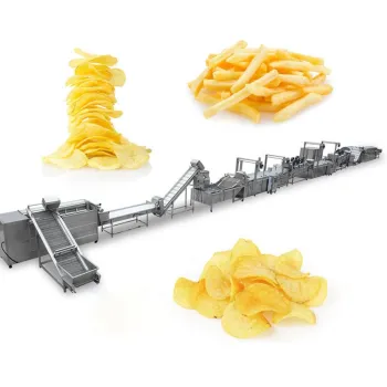 Auto Small Capacity Fresh Potato Wafer Chips Production Line