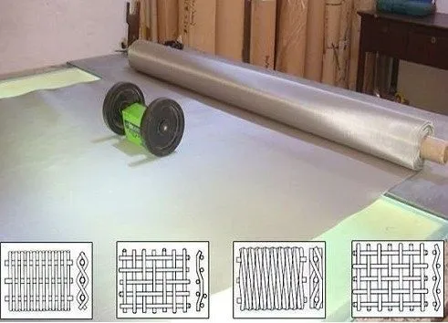 304 L Woven Wire Mesh , 300 Mesh Stainless Steel Wire Mesh